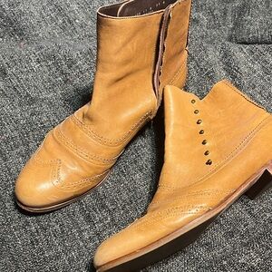 Cole Haan Light Brown Ankle Booties